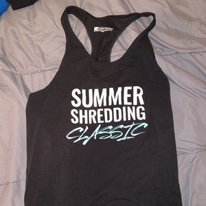 Alphalete Summer Shredding Stringer - Black